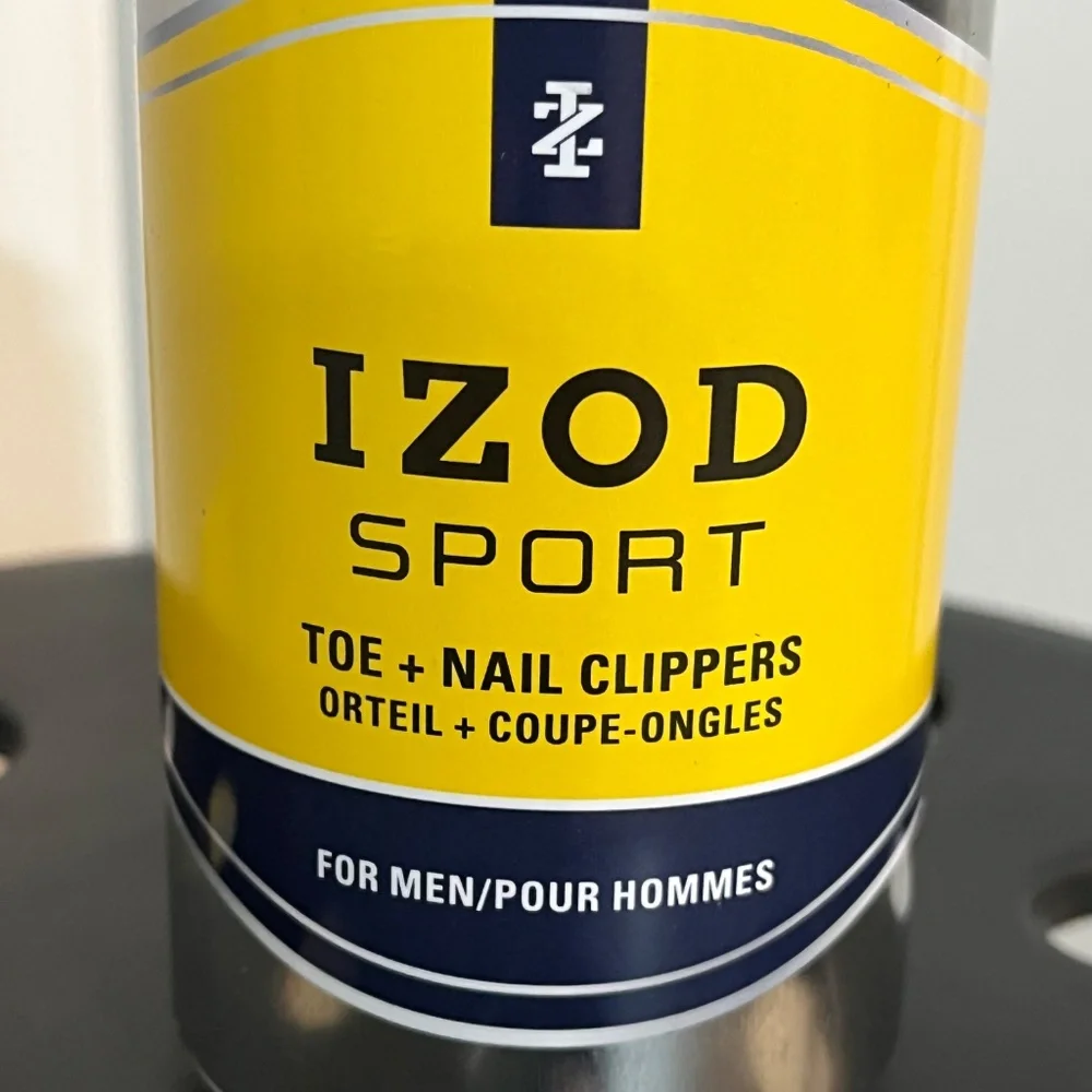 IZOD Sport Nail Clipper Set for Men – Toe & Fingernail Clippers in Gift Canister